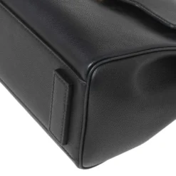 Versace Black Leather Small Medusa Top Handle Bag For Women -Versace Official Website luxury women versace used handbags p599640 004