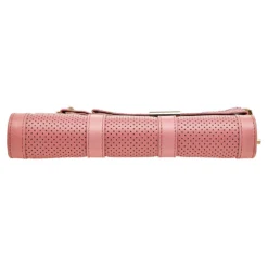 Versace Pink Leather Medusa Chain Clasp Clutch For Women -Versace Official Website luxury women versace used handbags p601723 009