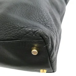 Versace Black Pebbled Leather Medusa Tote For Women -Versace Official Website luxury women versace used handbags p60411 007