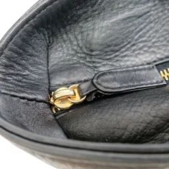 Versace Black Pebbled Leather Medusa Tote For Women -Versace Official Website luxury women versace used handbags p60411 009