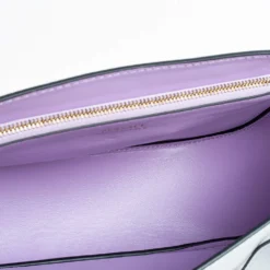 Versace White Leather La Medusa Studded Shoulder Bag For Women -Versace Official Website luxury women versace used handbags p608560 003