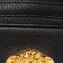 Versace Black Leather Medusa Double Zip Belt Bag For Women -Versace Official Website luxury women versace used handbags p608704 006