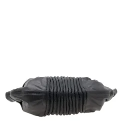 Versace Black Soft Leather Hobo For Women -Versace Official Website luxury women versace used handbags p615012 004