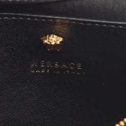 Versace Black Leather Palazzo Sultan Chain Shoulder Bag For Women 19 Versace Black Leather Palazzo Sultan Chain Shoulder Bag For Women -Versace Official Website luxury women versace used handbags p621280 004