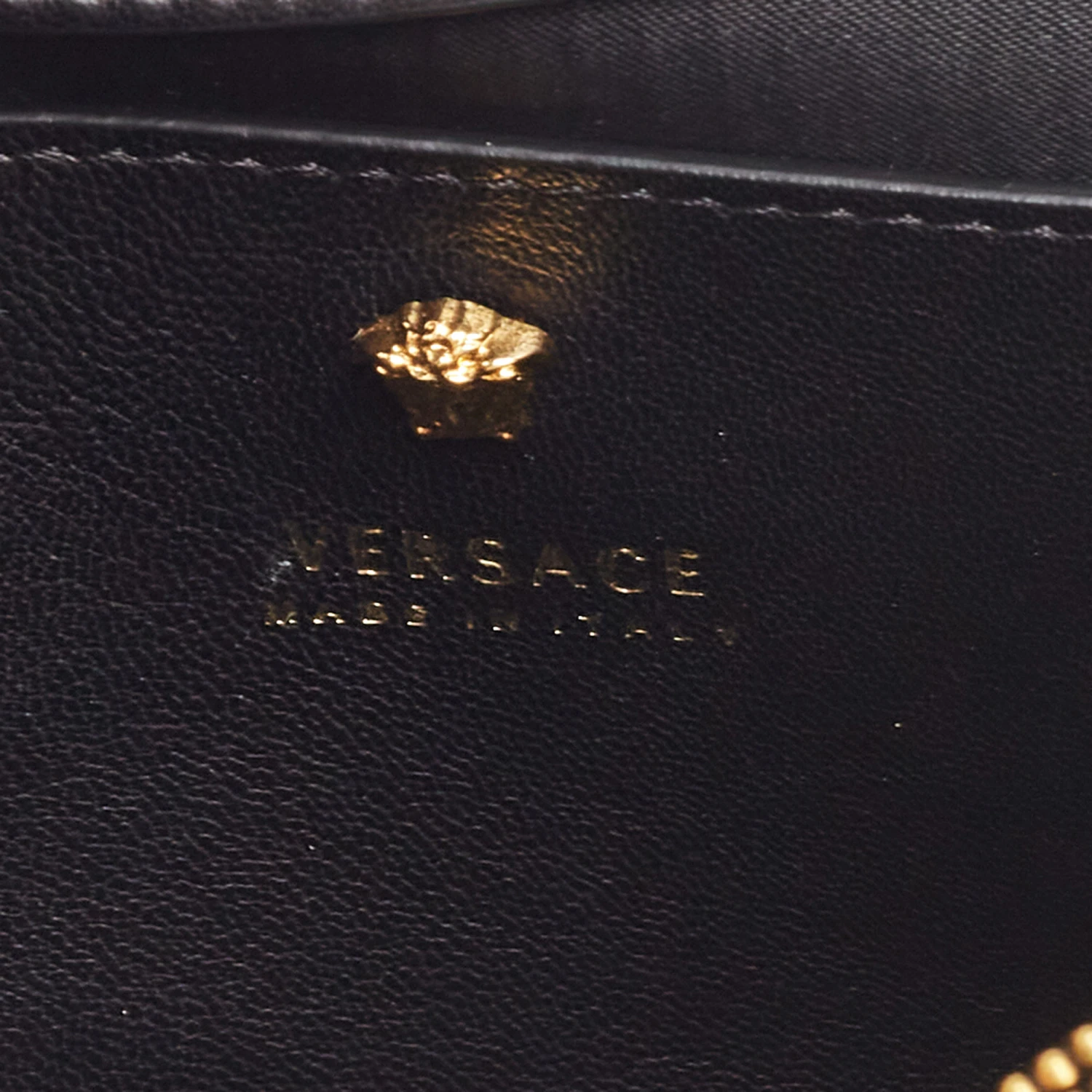 Versace Black Leather Palazzo Sultan Chain Shoulder Bag For Women 8 Versace Black Leather Palazzo Sultan Chain Shoulder Bag For Women - Image 8