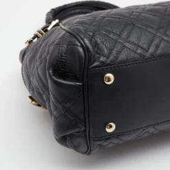 Versace Black Leather Medusa Satchel For Women -Versace Official Website luxury women versace used handbags p622577 004