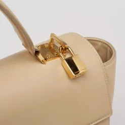 Versace Beige Leather Medusa Top Handle Bag For Women -Versace Official Website luxury women versace used handbags p626222 003