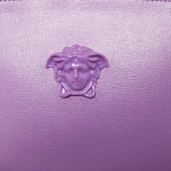 Versace Purple Leather Palazzo Camera Crossbody Bag For Women -Versace Official Website luxury women versace used handbags p641631 009