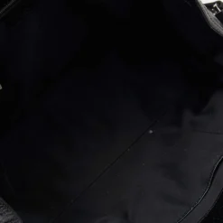 Versace Navy Blue/Black Croc Embossed Patent Leather And Coated Canvas Medusa Buckle Satchel For Women -Versace Official Website luxury women versace used handbags p645459 009