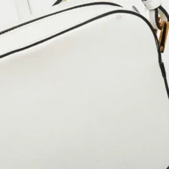 Versace White Leather Virtus Crossbody Bag For Women -Versace Official Website luxury women versace used handbags p647293 008