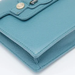 Versace Blue Leather Medusa Buckle Flap Crossbody Bag For Women 23 Versace Blue Leather Medusa Buckle Flap Crossbody Bag For Women -Versace Official Website luxury women versace used handbags p656310 004