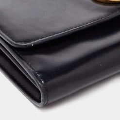 Versace Black Leather Medusa Chain Clutch For Women -Versace Official Website luxury women versace used handbags p662479 001