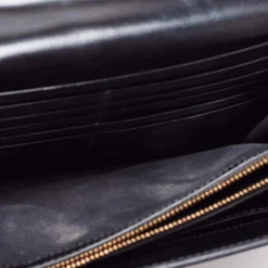 Versace Black Leather Medusa Chain Clutch For Women -Versace Official Website luxury women versace used handbags p662479 011