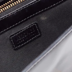 Versace Black Leather Medusa Chain Clutch For Women -Versace Official Website luxury women versace used handbags p662479 012