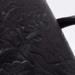 Versace Black Leather Small Medusa Medallion Tote For Women -Versace Official Website luxury women versace used handbags p662494 001