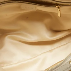 Versace Metallic Pearl Leather Snap Out Of It Satchel For Women -Versace Official Website luxury women versace used handbags p665195 001