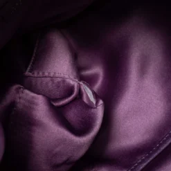 Versace Purple Snakeskin And Leather Crystal Embellished Flap Hobo For Women -Versace Official Website luxury women versace used handbags p670639 004