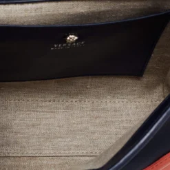 Versace Tri Color Leather Empire Palazzo Shoulder Bag For Women -Versace Official Website luxury women versace used handbags p681351 002