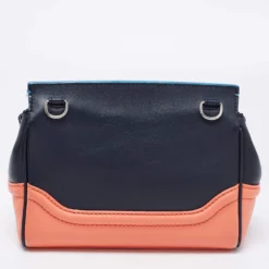 Versace Tri Color Leather Empire Palazzo Shoulder Bag For Women -Versace Official Website luxury women versace used handbags p681351 009