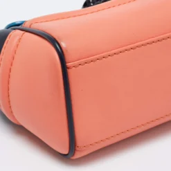 Versace Tri Color Leather Empire Palazzo Shoulder Bag For Women -Versace Official Website luxury women versace used handbags p681351 011