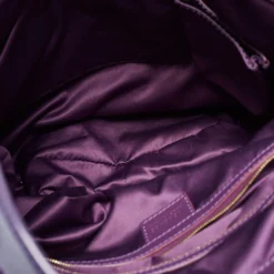Versace Purple Embossed Leather Hobo For Women -Versace Official Website luxury women versace used handbags p683745 001