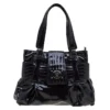 Versace Purple Patent Leather Vanite Tote For Women