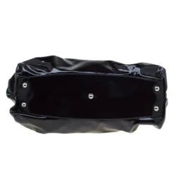 Versace Purple Patent Leather Vanite Tote For Women -Versace Official Website luxury women versace used handbags p87529 005