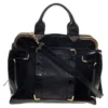 Versace Black Leather And Suede Satchel For Women