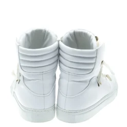 Versace White Leather Medusa High Top Sneakers Size 39 For Women 12 Versace White Leather Medusa High Top Sneakers Size 39 For Women -Versace Official Website luxury women versace used shoes p174741 005 scaled