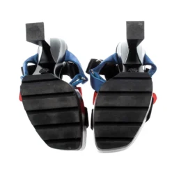 Versace Multicolor Satin Band Velcro Strap Platform Sandals Size 38 For Women -Versace Official Website luxury women versace used shoes p222707 002