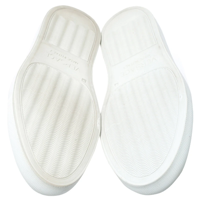 Versace Black Leather Palazzo Medusa Slip-On Sneakers Size 40 For Women 6 Versace Black Leather Palazzo Medusa Slip-On Sneakers Size 40 For Women - Image 6