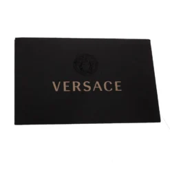 Versace Black Leather Medusa Detail Slip On Loafers Size 40 For Men -Versace Official Website luxury women versace used shoes p287547 001