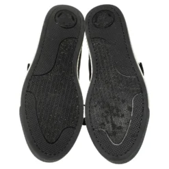 Versace Black Leather And Suede Medusa Strap High Top Sneakers Size 40 For Women -Versace Official Website luxury women versace used shoes p335961 006