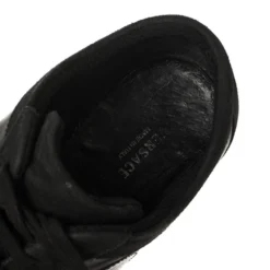 Versace Black Suede And Soft Leather Medusa Lace Up Sneakers Size 39 For Women -Versace Official Website luxury women versace used shoes p445878 009