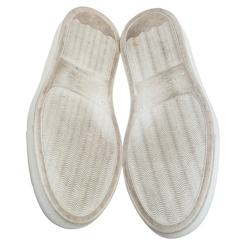 Versace Black Glitter Medusa Slip On Sneakers Size 38 For Women 6 Versace Black Glitter Medusa Slip On Sneakers Size 38 For Women - Image 6