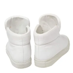 Versace White Leather Medusa Slip On High Top Sneakers Size 36 For Women -Versace Official Website luxury women versace used shoes p462017 001