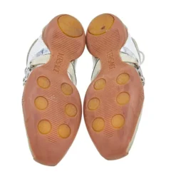 Versace Multicolor Leather And Suede Logo Detail Low Top Sneakers Size 36 For Women -Versace Official Website luxury women versace used shoes p542309 1637417143 008