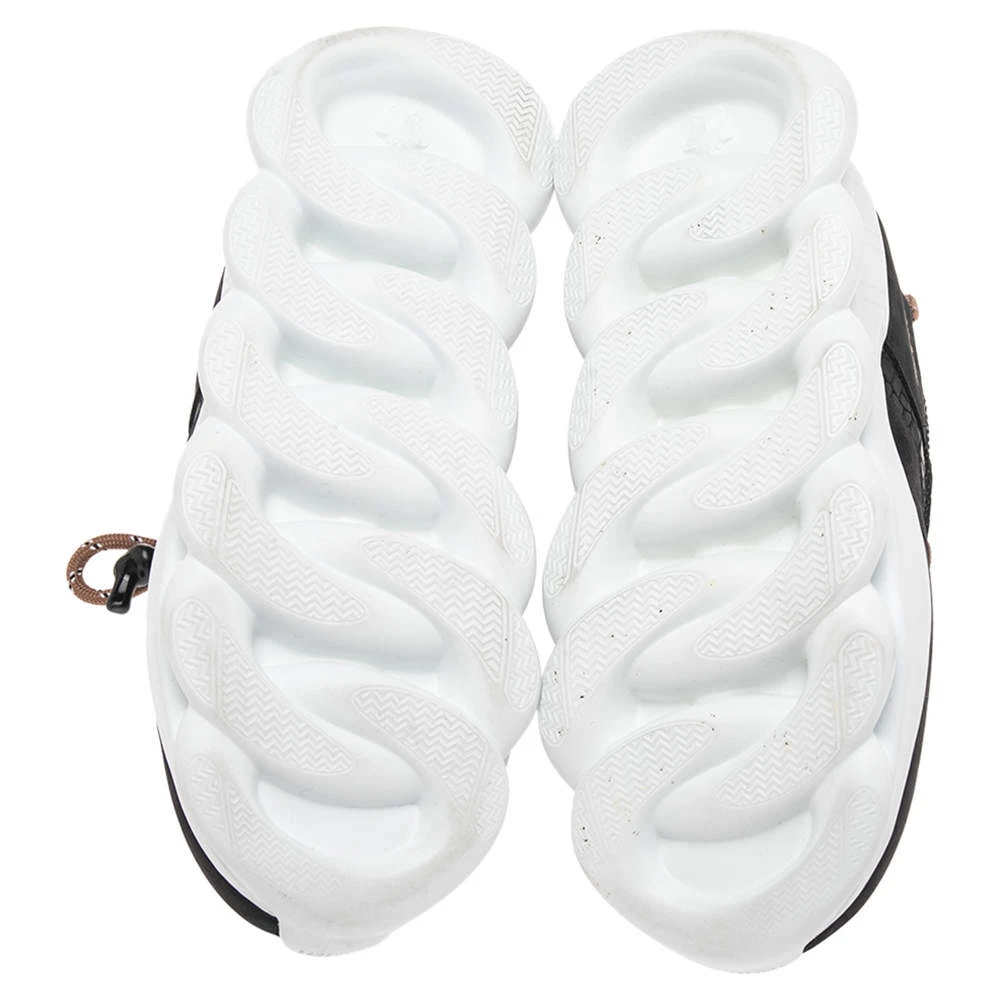 Versace Black Mesh And Nubuck Chain Reaction Sneakers Size 39 For Women 6 Versace Black Mesh And Nubuck Chain Reaction Sneakers Size 39 For Women - Image 6