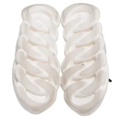 Versace Multicolor Snakeskin Embossed Leather, Rubber And Leather Chain Reaction Sneakers Size 39 For Women -Versace Official Website luxury women versace used shoes p570105 004