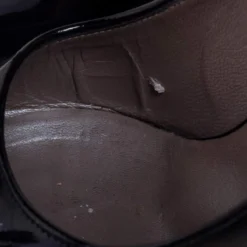 Versace Black Patent Leather Pointed Toe Pumps Size 38 For Women -Versace Official Website luxury women versace used shoes p586765 1645162158 007