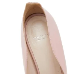 Versace Pink Leather Pointed Toe Pumps Size 40 For Women -Versace Official Website luxury women versace used shoes p596734 1645348962 005