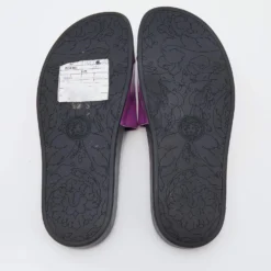 Versace Pink Leather Medusa Flat Slide Sandals Size 39 For Women -Versace Official Website luxury women versace used shoes p638791 008