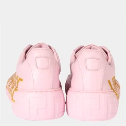 Versace Pink Wmns Greca Low Top Sneaker EU 40 For Women -Versace Official Website luxury women versace used shoes p674720 005