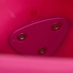 Versace Fuchsia Rubber Palazzo Pool Slides Size 41 For Women -Versace Official Website luxury women versace used shoes p675457 001