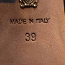 Versace Black Suede Crystal Embellished Ankle Cuff Sandals Size 39 For Women -Versace Official Website luxury women versace used shoes p675470 003