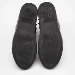 Versace Black Quilted Leather Medusa Studded High Top Sneakers Size 37.5 For Women -Versace Official Website luxury women versace used shoes p679101 008