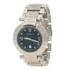 Versace Black Stainless Steel Reve Women's Wristwatch 35 Mm For Women