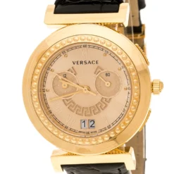 Versace Rose Gold Plated Steel A9C Chronograph Women's Wristwatch 40 Mm For Women -Versace Official Website luxury women versace used watches p123361 0003