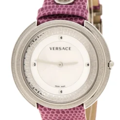 Versace White Mother Of Pearl Stainless Steel Thea A7Q Women's Wristwatch 39 Mm For Women -Versace Official Website luxury women versace used watches p133008 0003