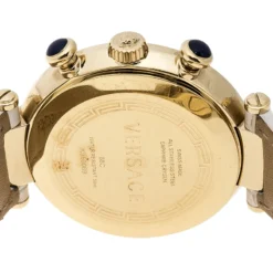 Versace White Mother Of Pearl Gold Plated Steel Aion 68C Women's Wristwatch 40 Mm For Women -Versace Official Website luxury women versace used watches p138518 004